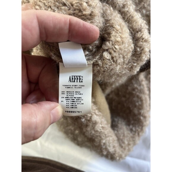 PHILOSOPHY DI ALBERTA FERRETTI Mohair Alpaca Toggle Cardigan Sweater Jacket Sz 6 - Picture 10 of 12